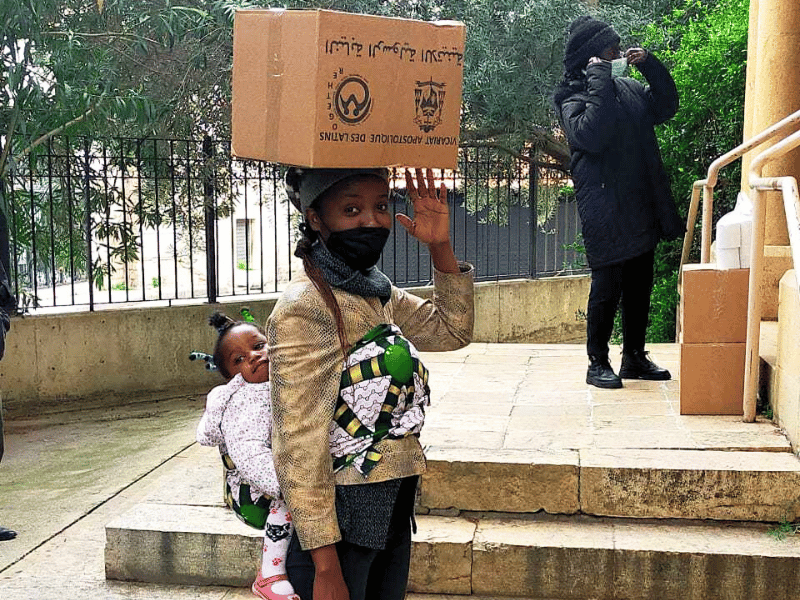 Lebanon - food crates distribution 