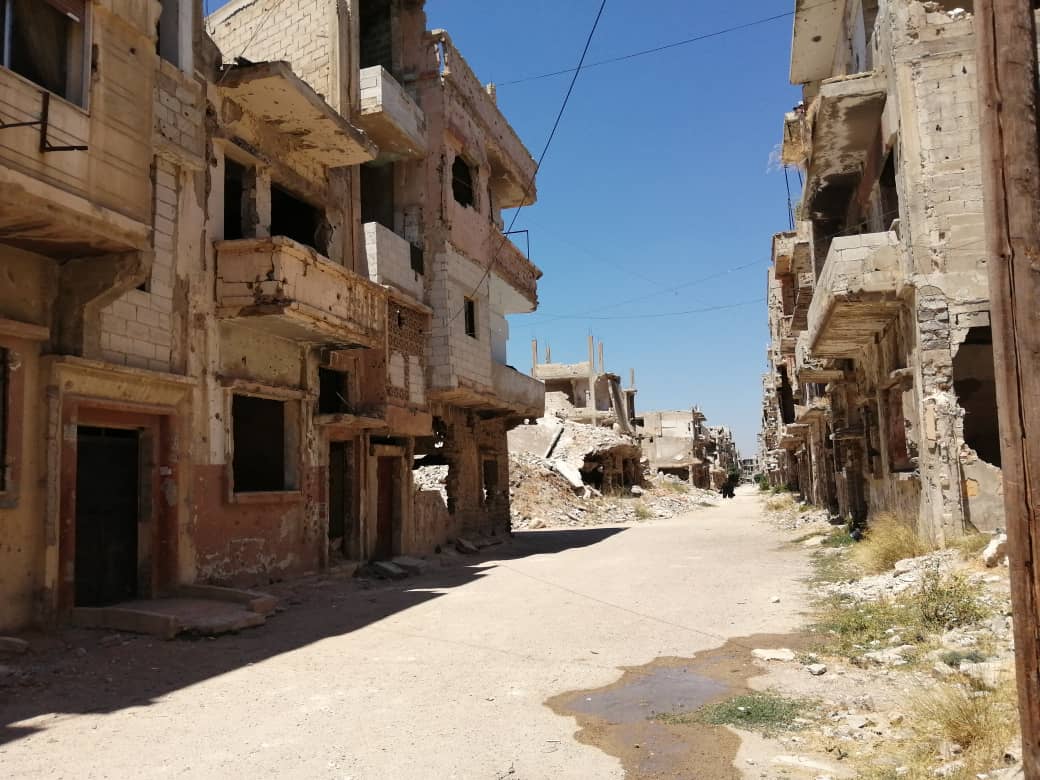 Siria, case distrutte