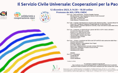 Il Servizio Civile Universale: Cooperazioni per la Pace