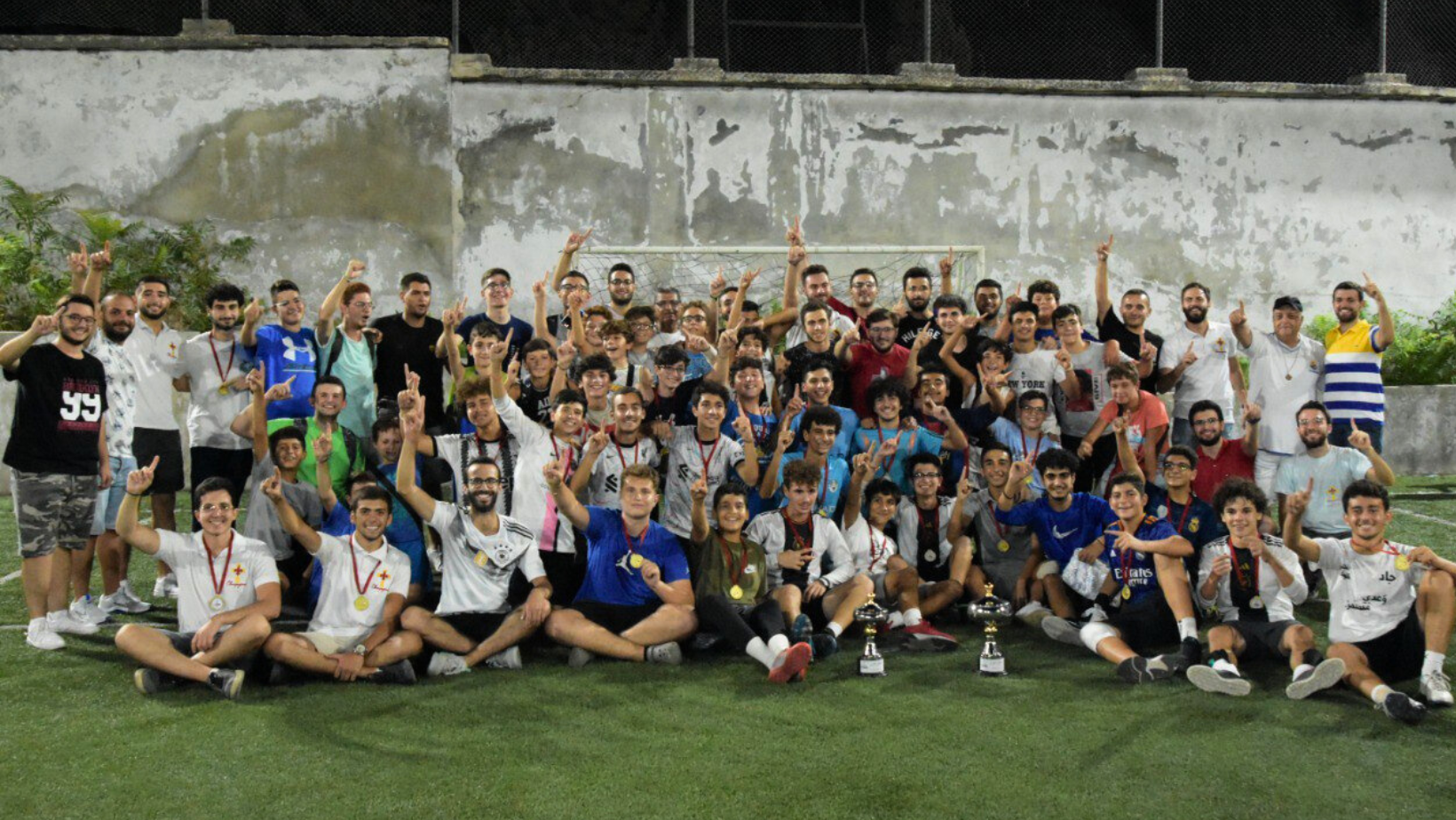 Un torneo di calcio ad Aleppo (Siria) sostenuto con il programma RISE