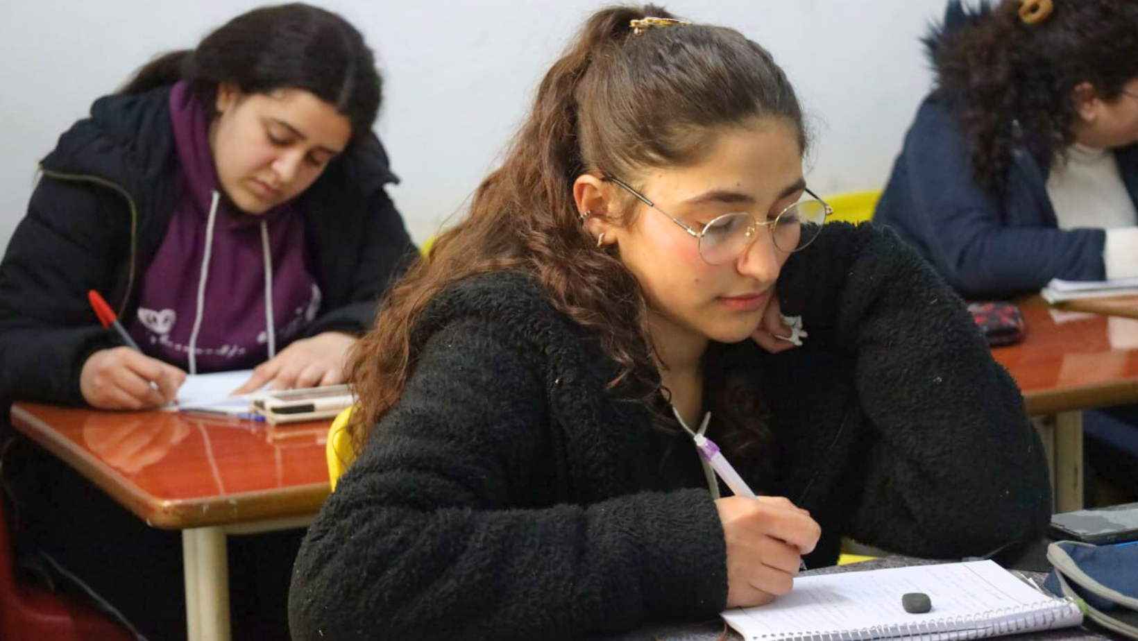Una studentessa di Damasco