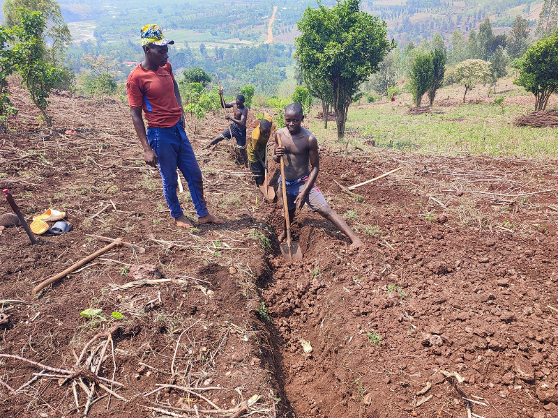 Acquedotto di Cibitoke: lavori in pieno svolgimento
