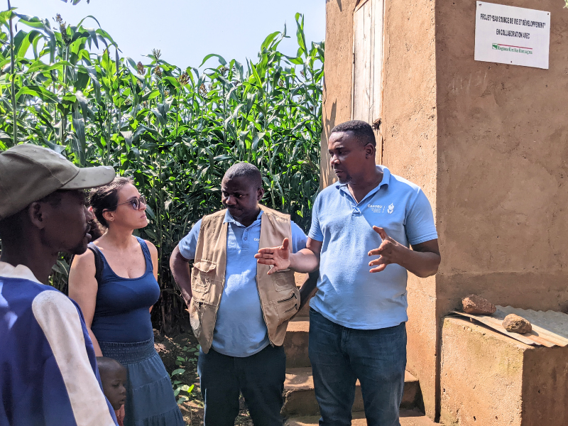Una delle 35 latrine ecologiche costruite da AMU per la prevenzione delle malattie e la tutela delle falde acquifere.