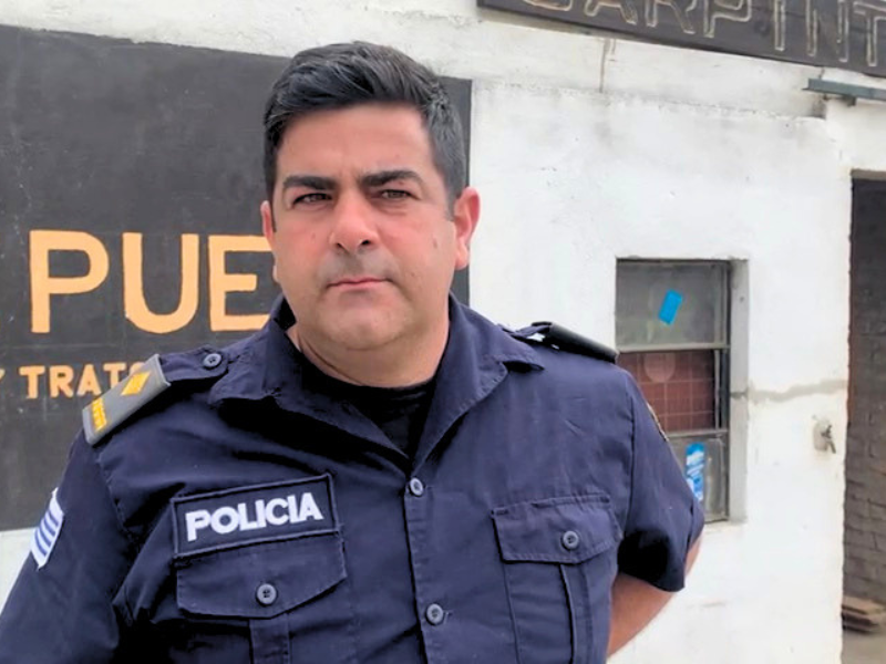 Nicola Piegro, direttore dell’INR di Durazno, durante l'intervista sul reinserimento sociale dei detenuti.